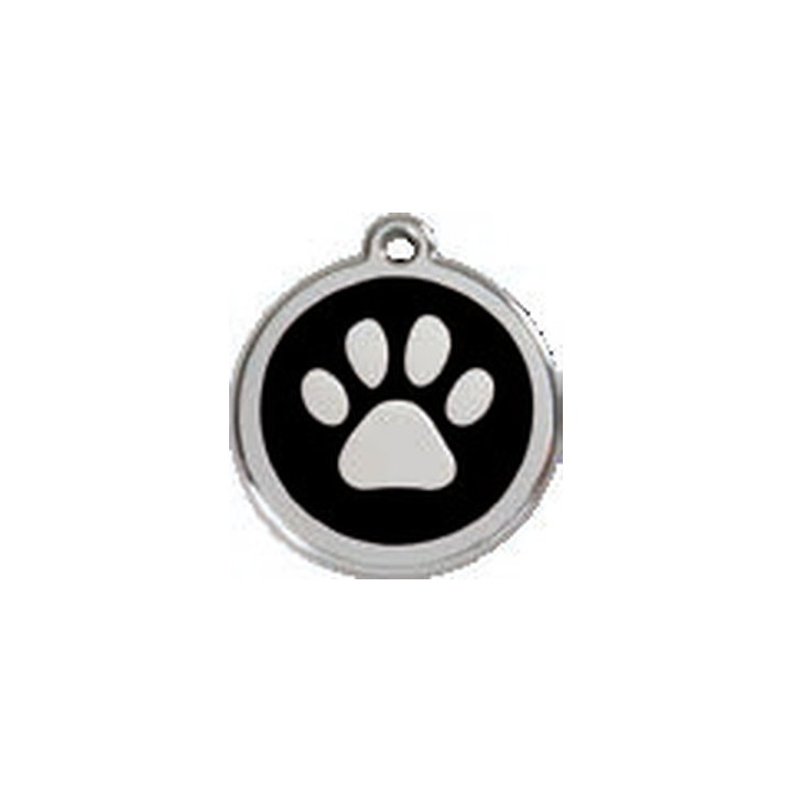 Médaille chien Red Dingo - Patte noir