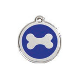 Médaille chien Red Dingo - Os bleu