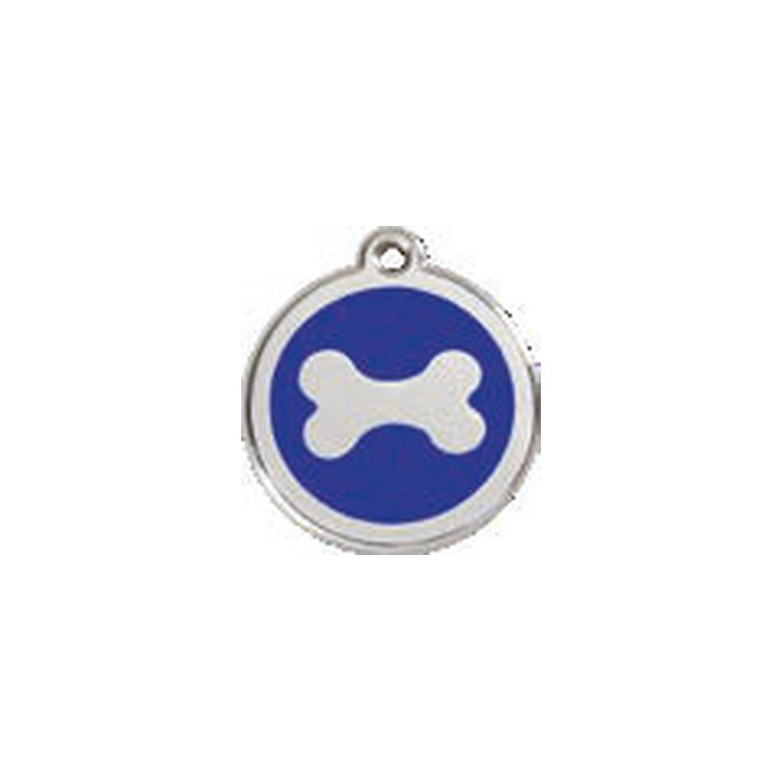 Médaille chien Red Dingo - Os bleu
