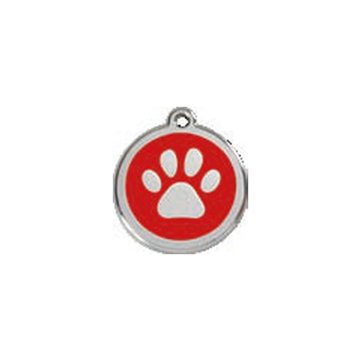 Médaille chien Red Dingo - Patte rouge