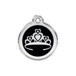 Médaille chien Red Dingo - Couronne noir