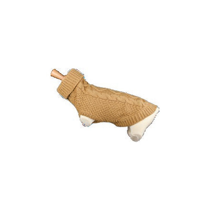 Pull fantaisie torsadé pour chien