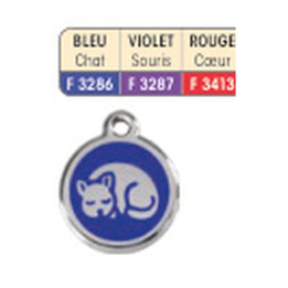 Médaille chat Red Dingo - Chat bleu