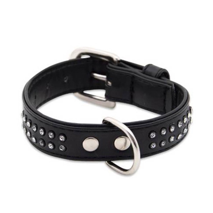 Collier Glamorous 2 rangs pour chien
